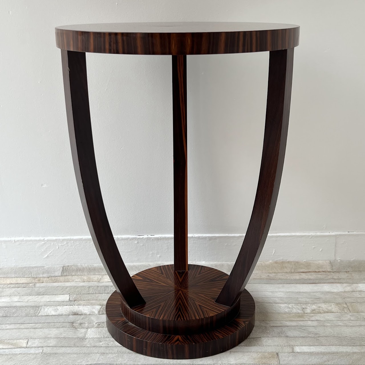 Art Deco Style Macassar Ebony Gueridon