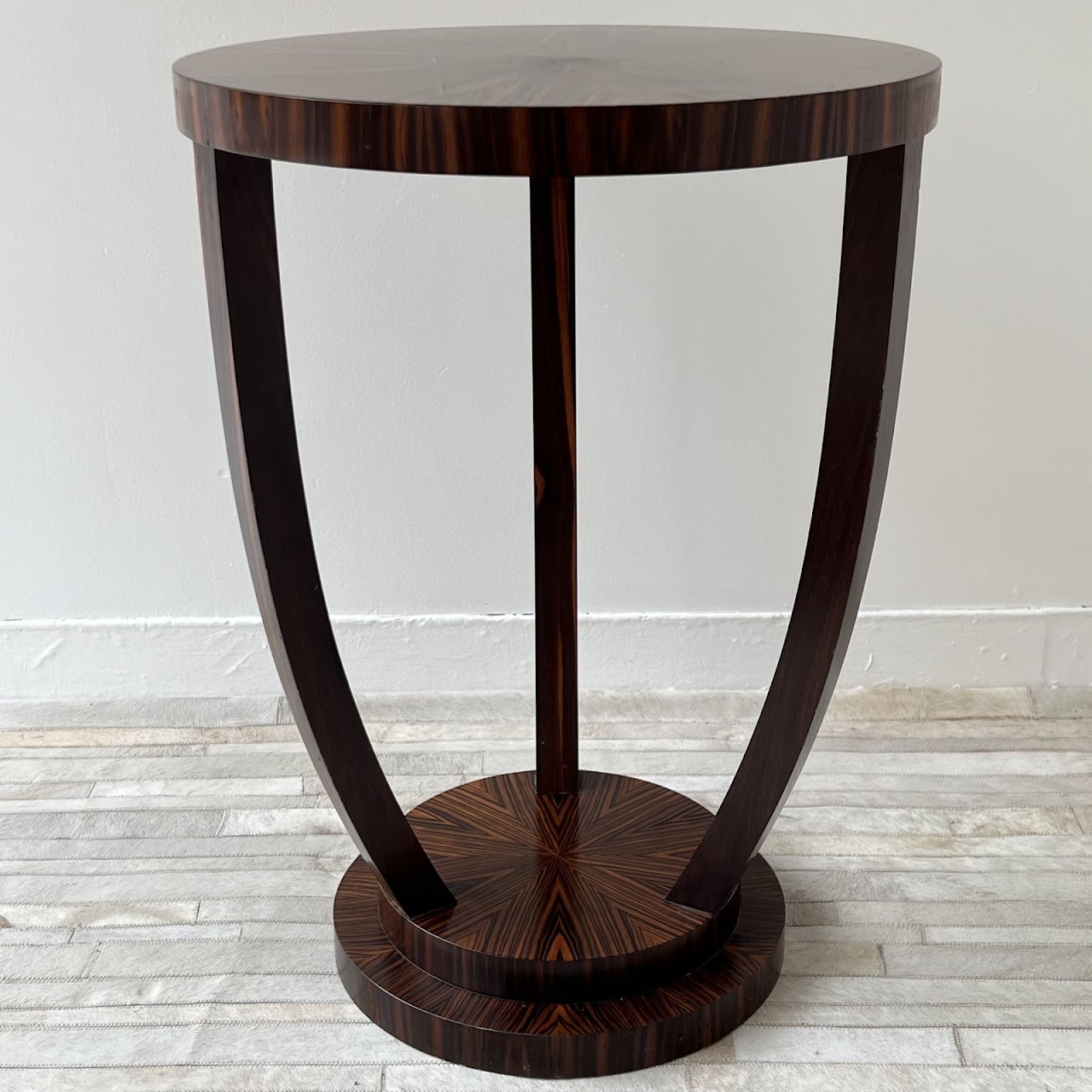 Art Deco Style Macassar Ebony Gueridon