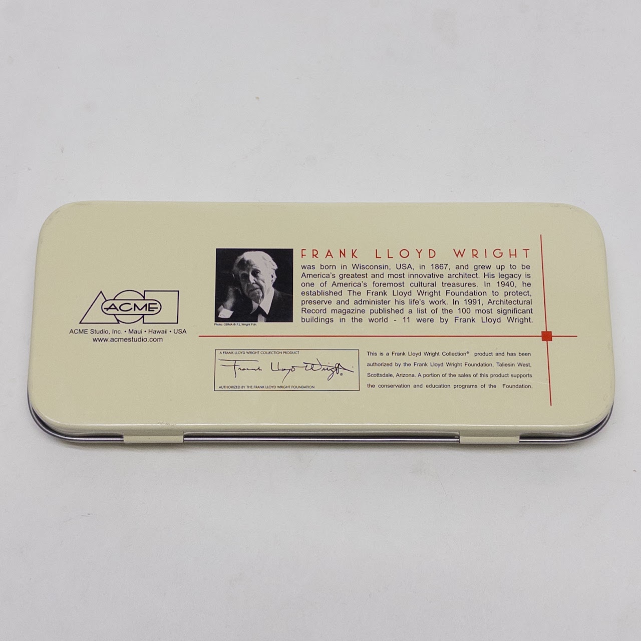 Frank Lloyd Wright Collection + ACME Studio Rollerball Pen