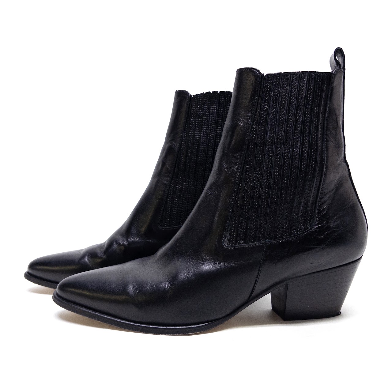 Sandro Leather Ankle Boots