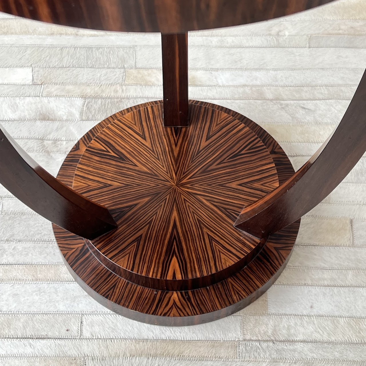 Art Deco Style Macassar Ebony Gueridon