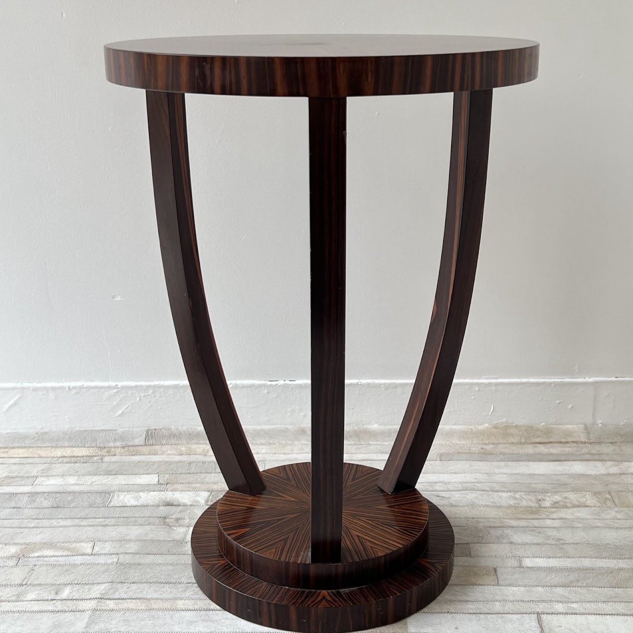 Art Deco Style Macassar Ebony Gueridon