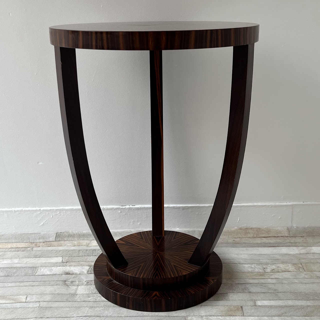 Art Deco Style Macassar Ebony Gueridon