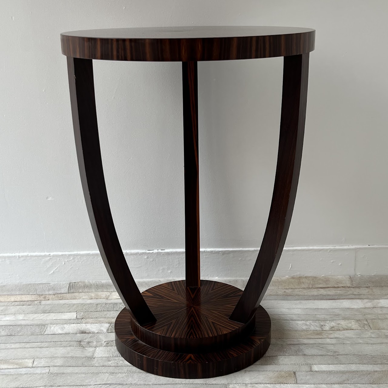 Art Deco Style Macassar Ebony Gueridon