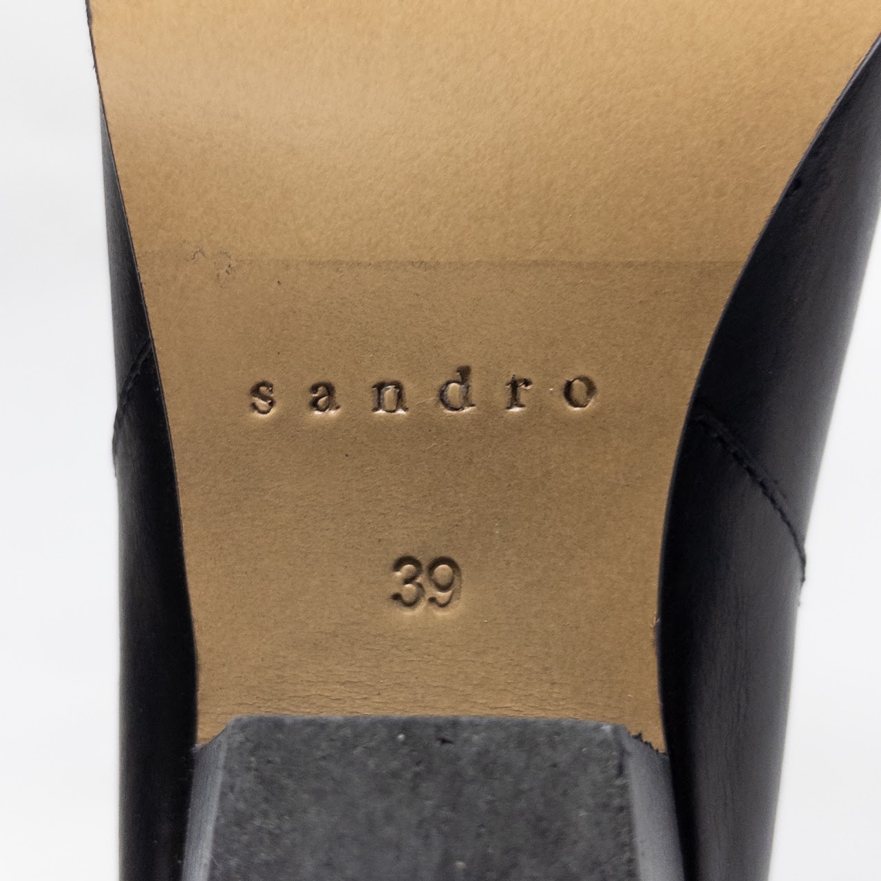 Sandro Leather Ankle Boots