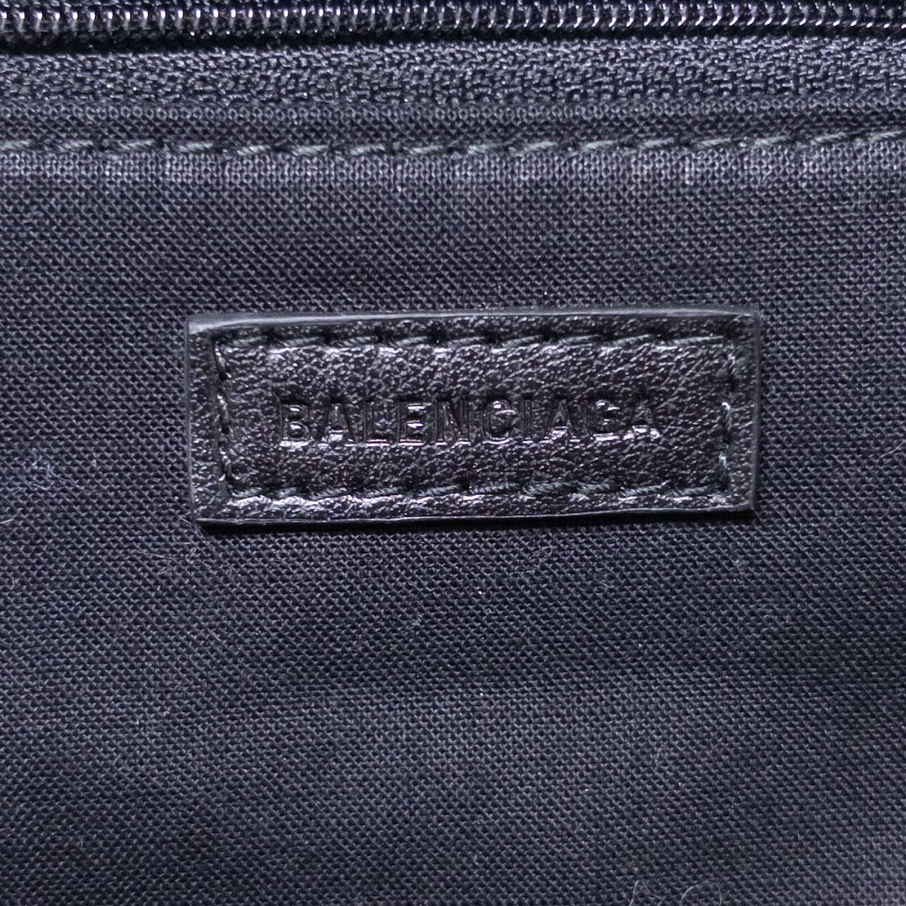 Balenciaga Black Nylon 'You Are The World' Backpack