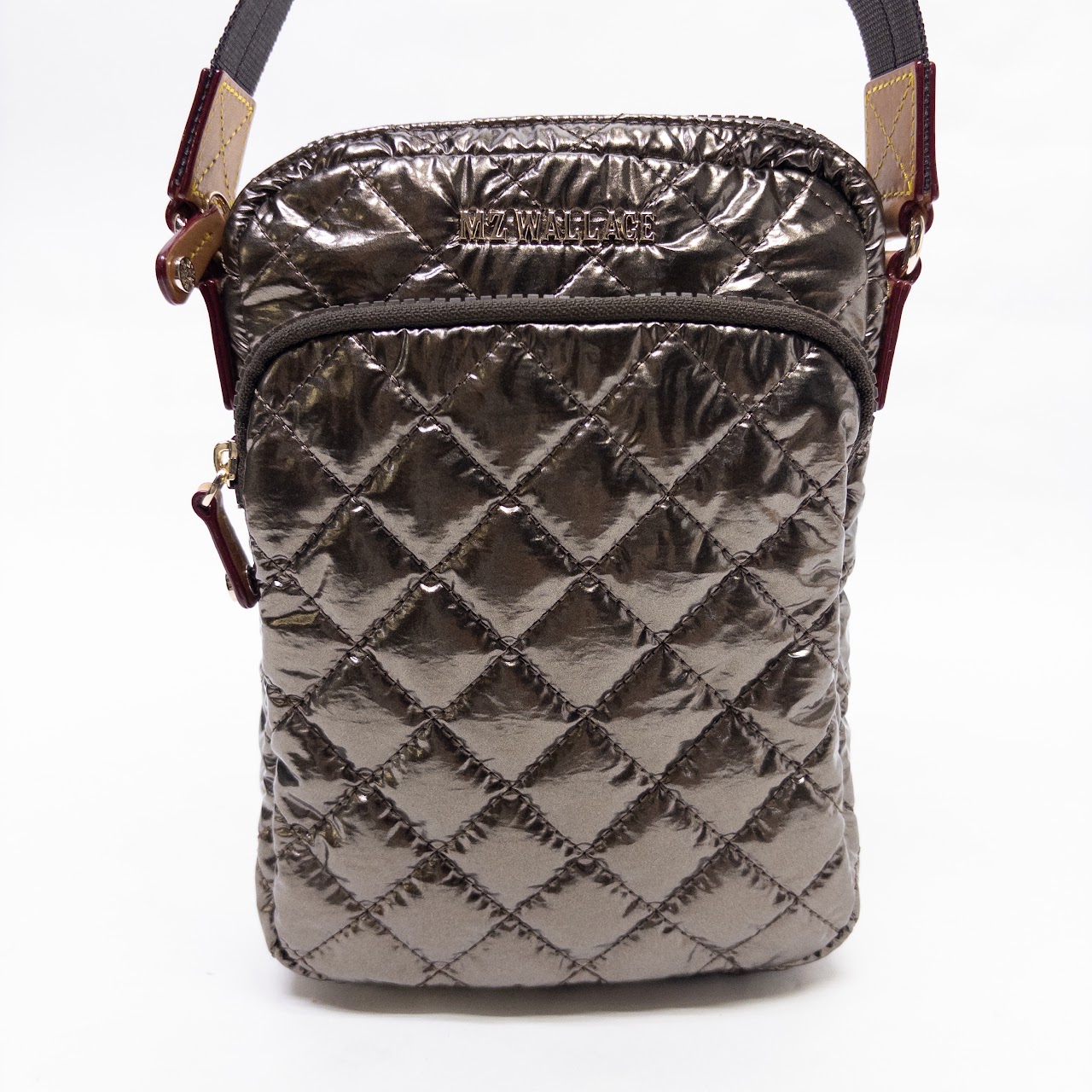 MZ Wallace Metallic Quilted Crossbody Bag