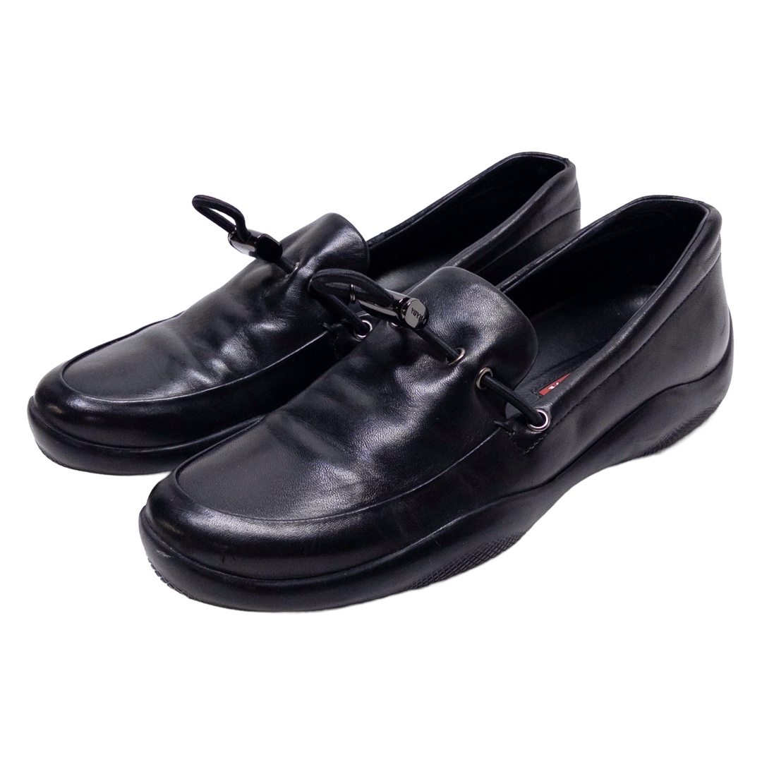 Prada Vintage Calzatura Donna 0135 Leather Loafers