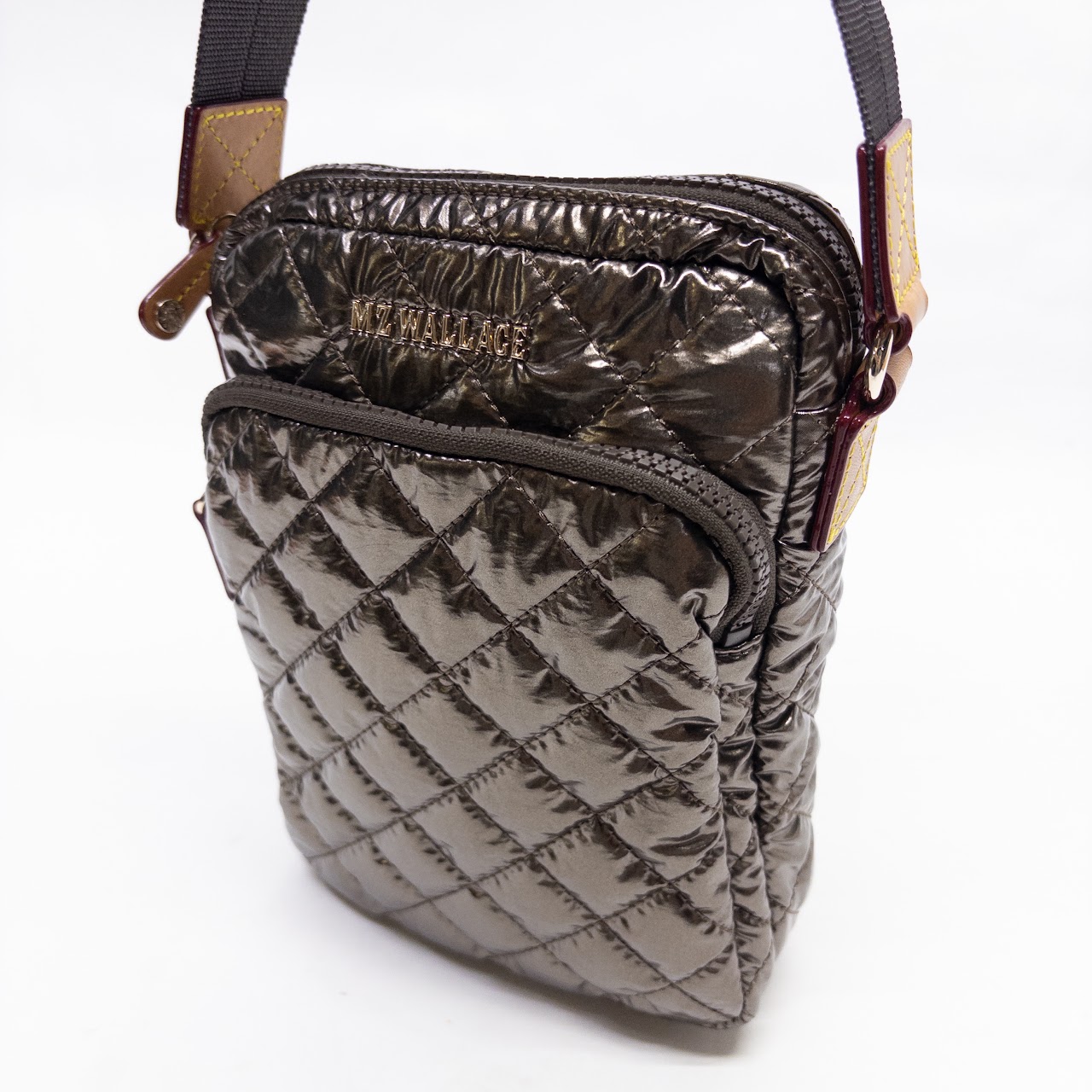 MZ Wallace Metallic Quilted Crossbody Bag