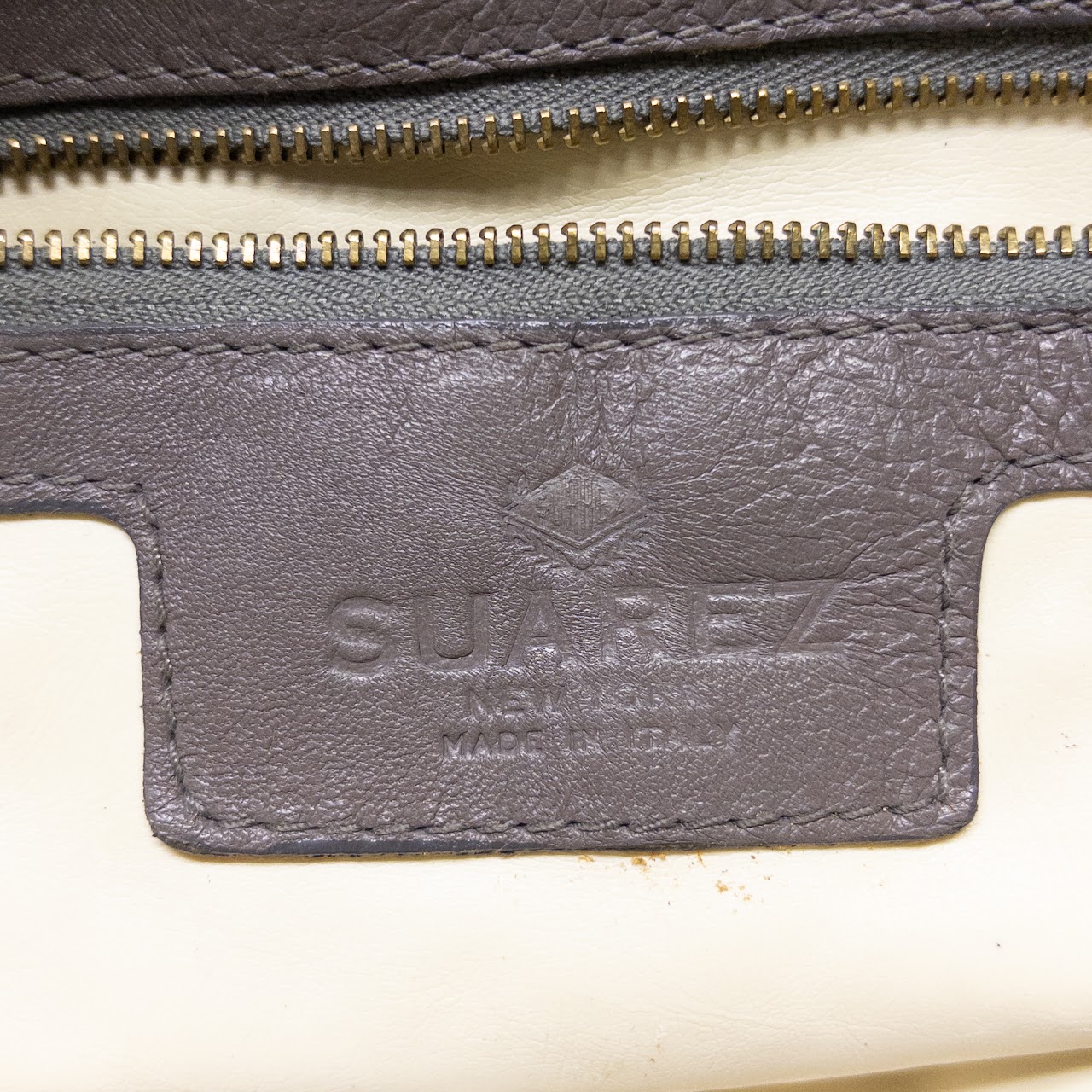 Suarez NYC  Woven Leather Shoulder Bag