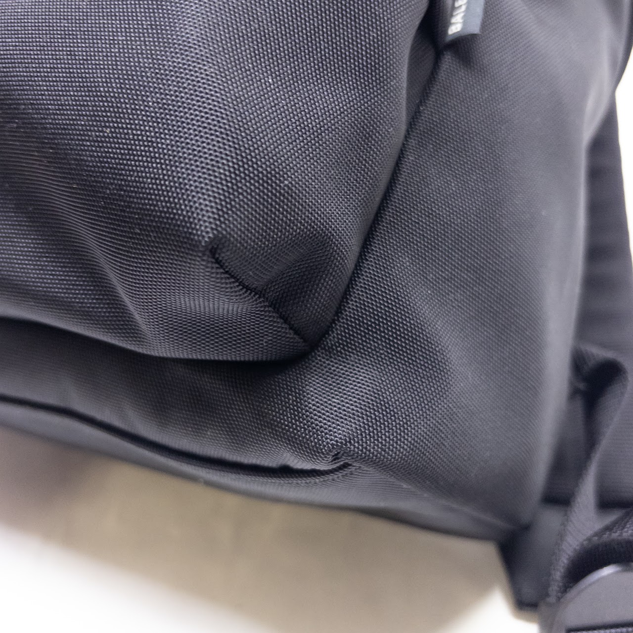 Balenciaga Black Nylon 'You Are The World' Backpack