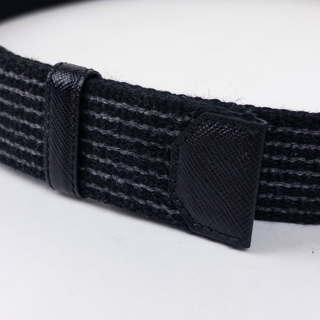 Prada Wool Blend Slide Belt