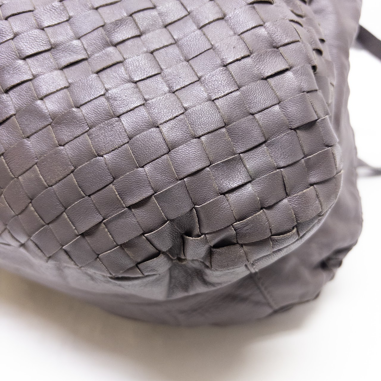 Suarez NYC  Woven Leather Shoulder Bag