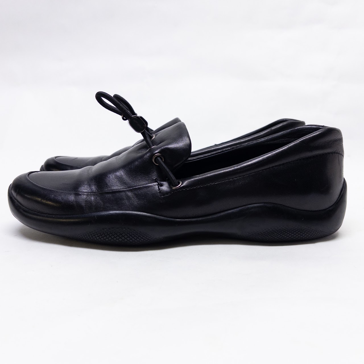 Prada Vintage Calzatura Donna 0135 Leather Loafers