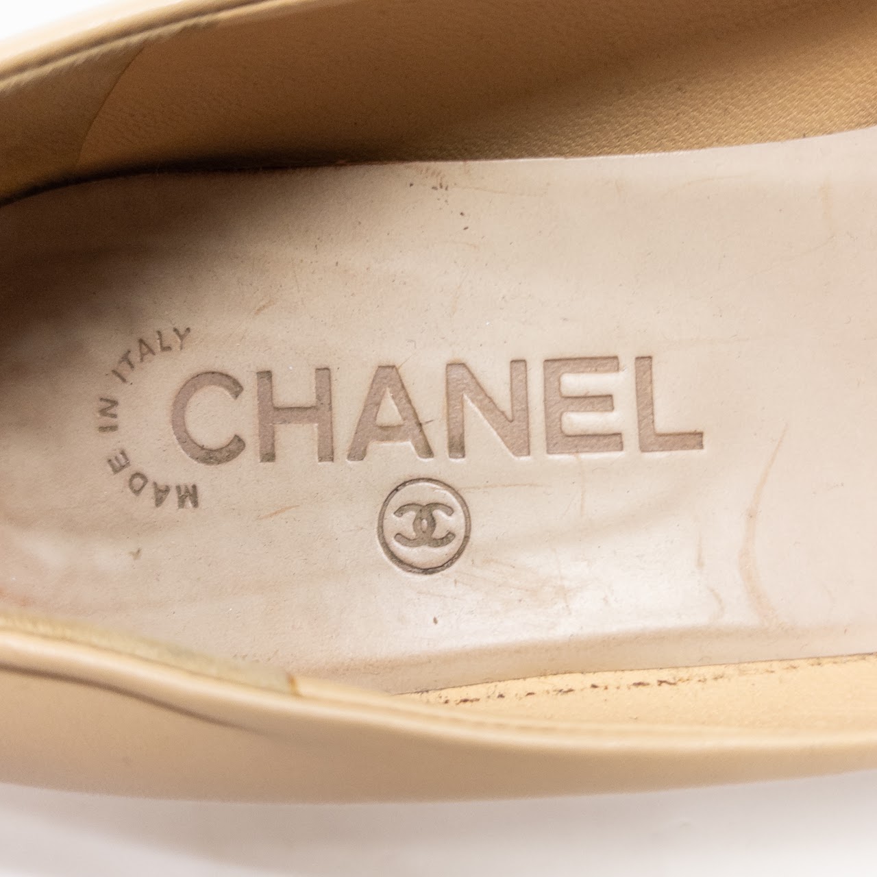 Chanel CC Cap Toe Platform Pumps