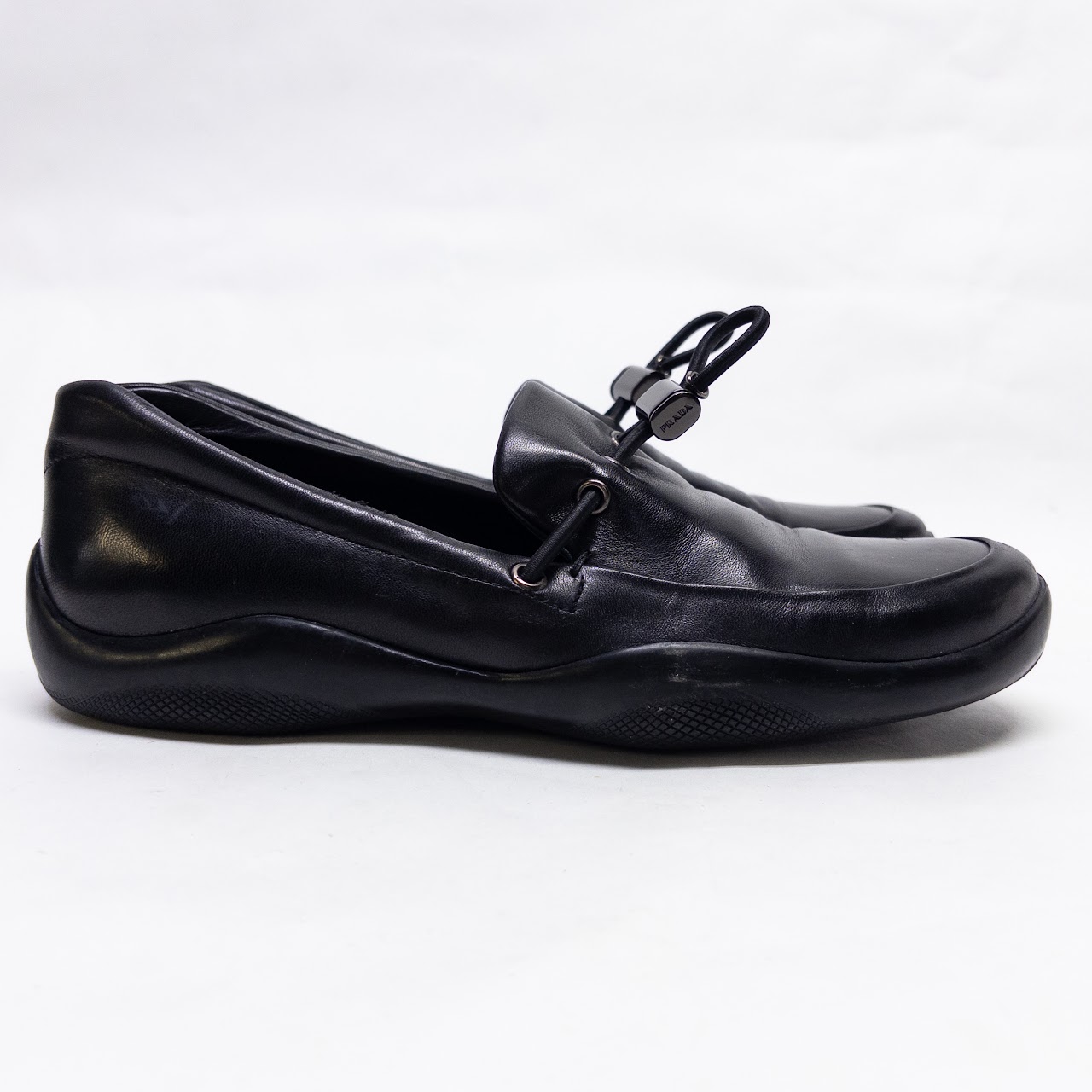 Prada Vintage Calzatura Donna 0135 Leather Loafers