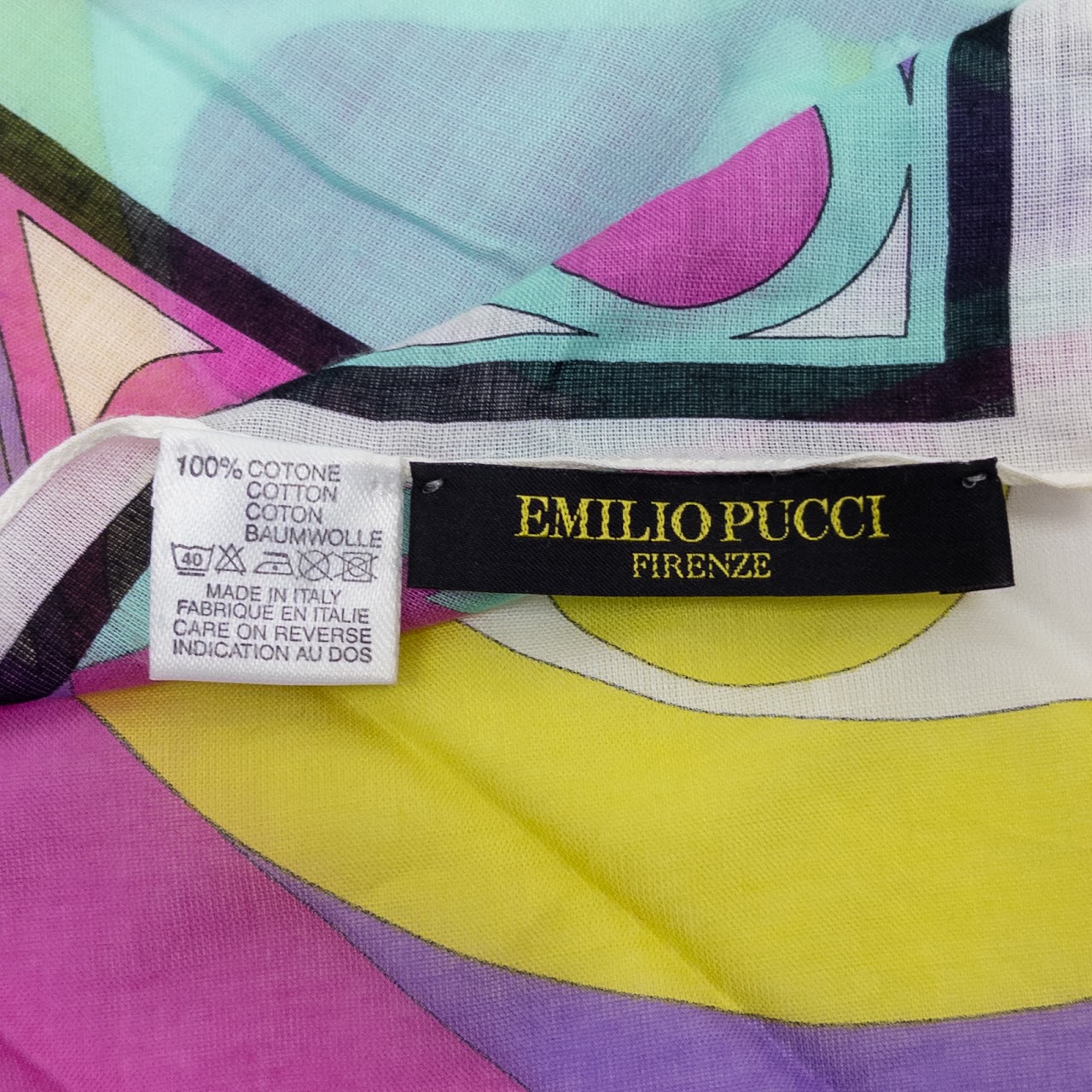 Emilio Pucci Small Cotton Scarf