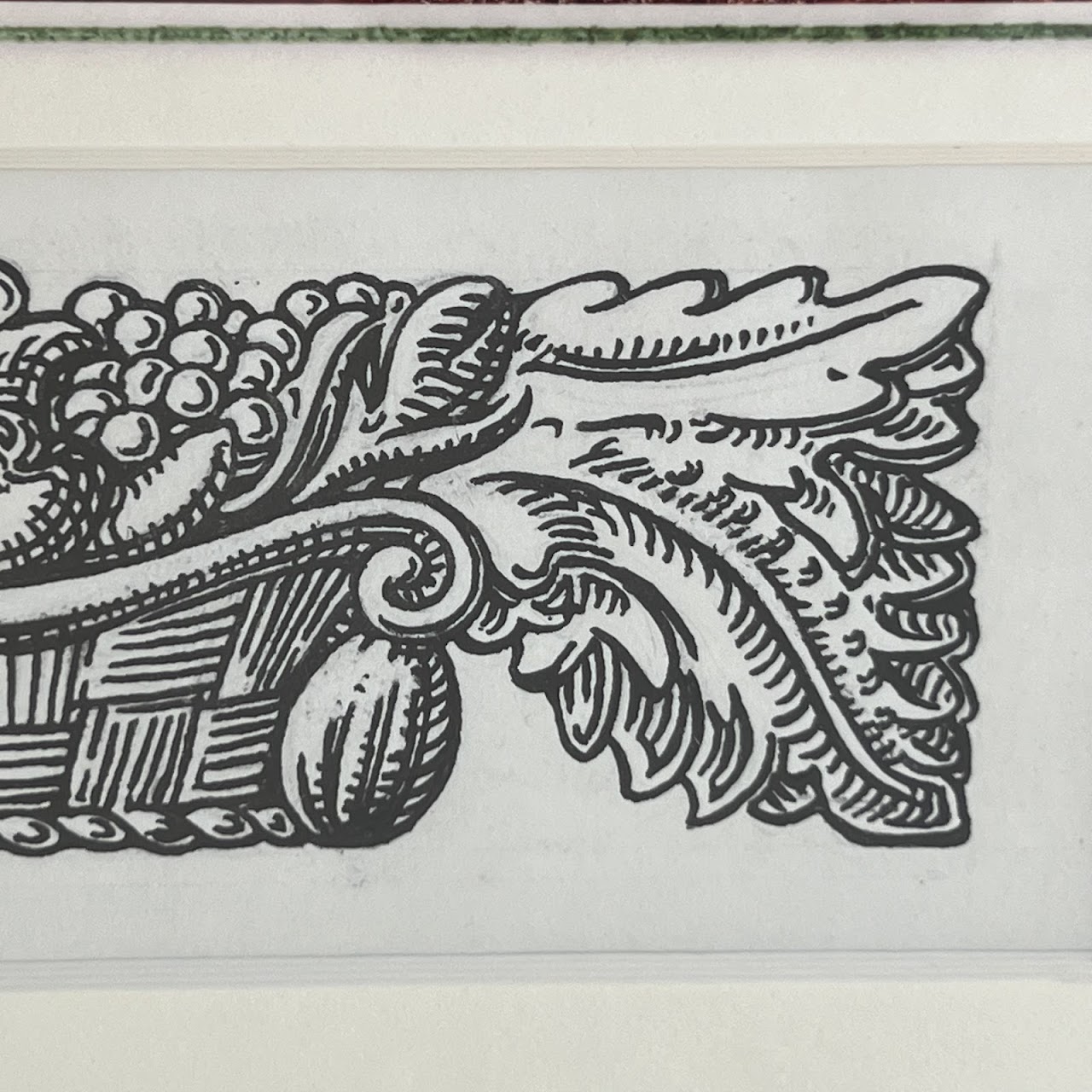 Early 20th C. Bookplate and Printer's Ornament, Likely Louise Ames Norman