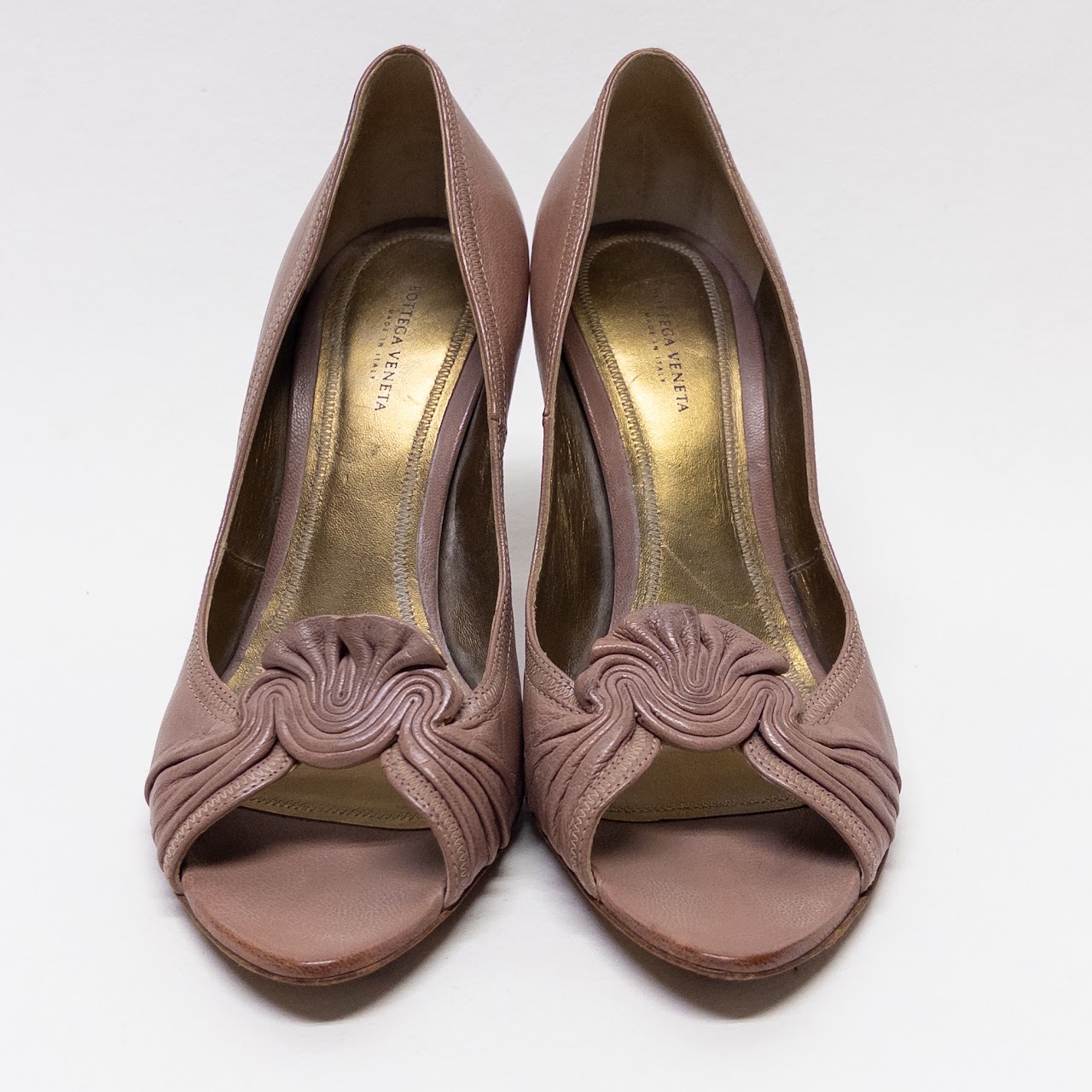 Bottega Veneta Y2K Peep Toe Pumps