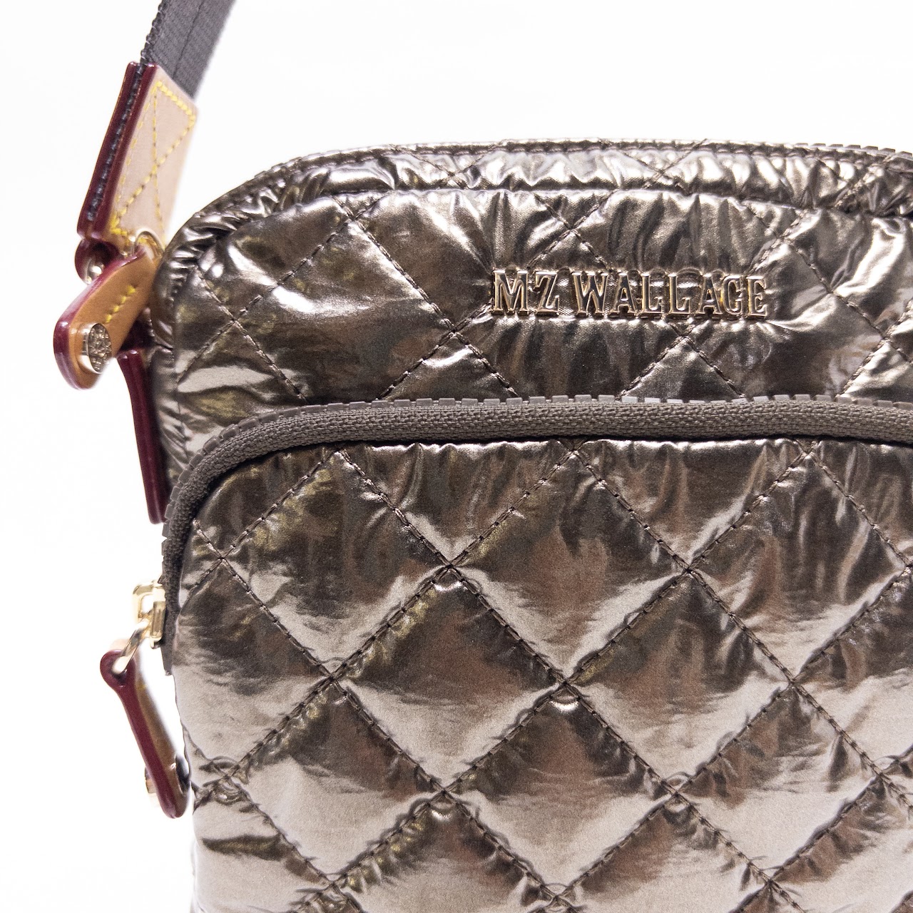 MZ Wallace Metallic Quilted Crossbody Bag