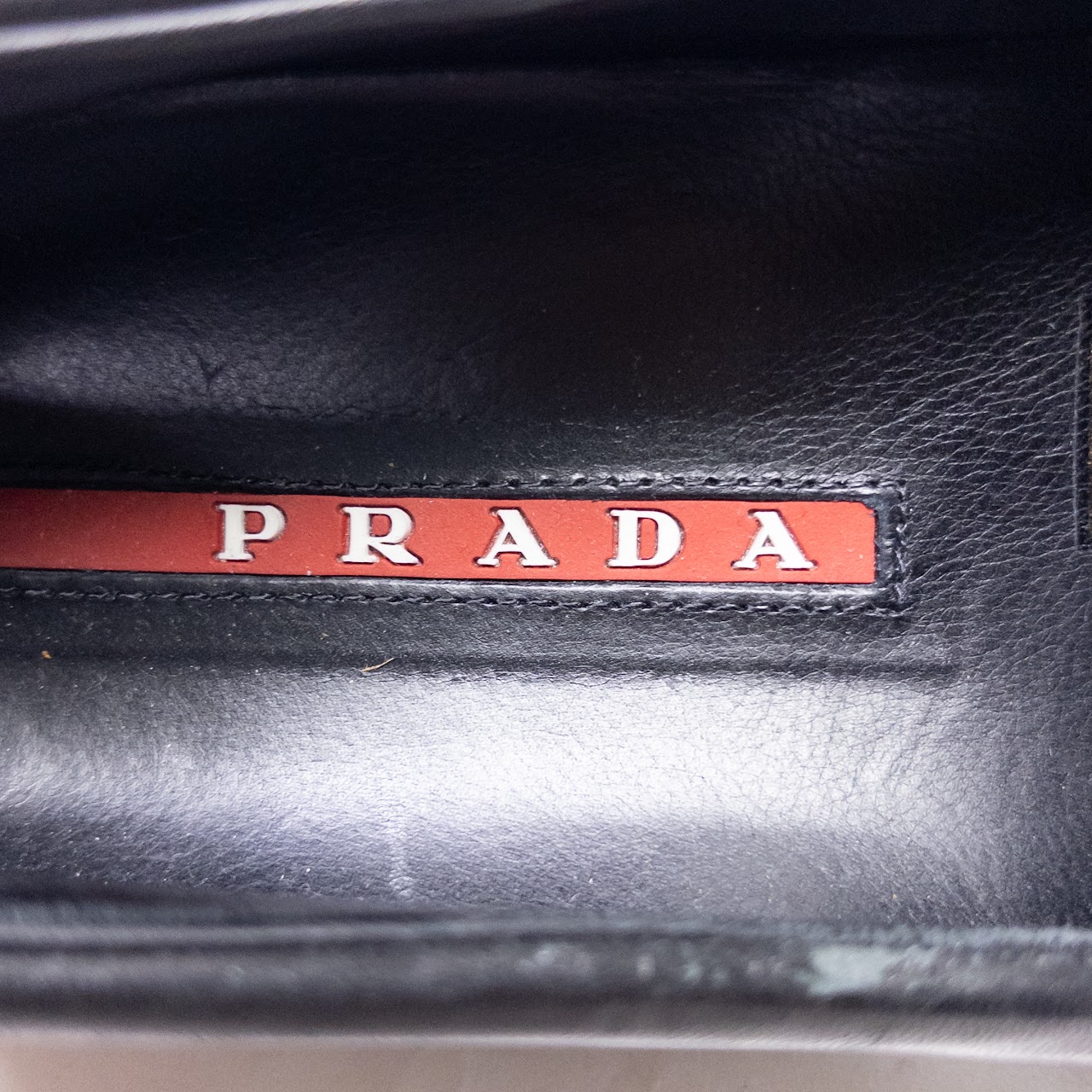 Prada Vintage Calzatura Donna 0135 Leather Loafers