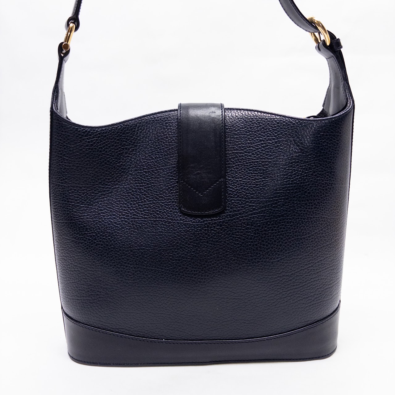 Suarez NYC Textured Leather Shoulder Bag