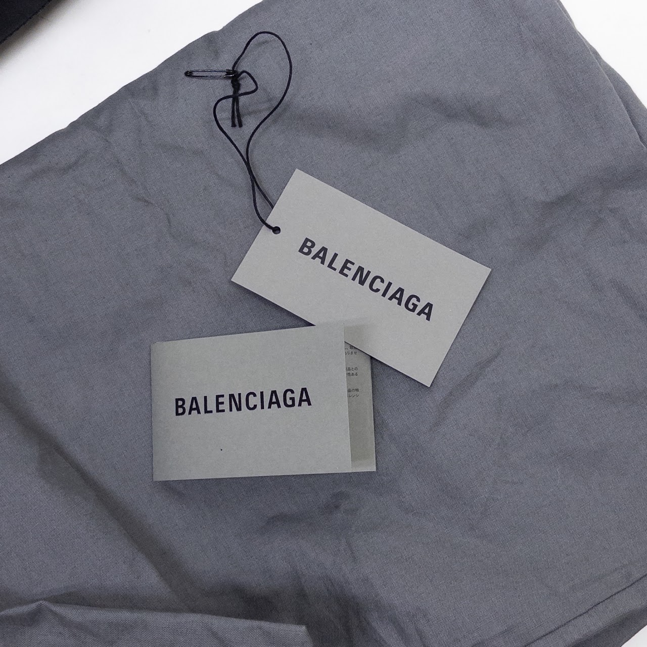 Balenciaga Black Nylon 'You Are The World' Backpack