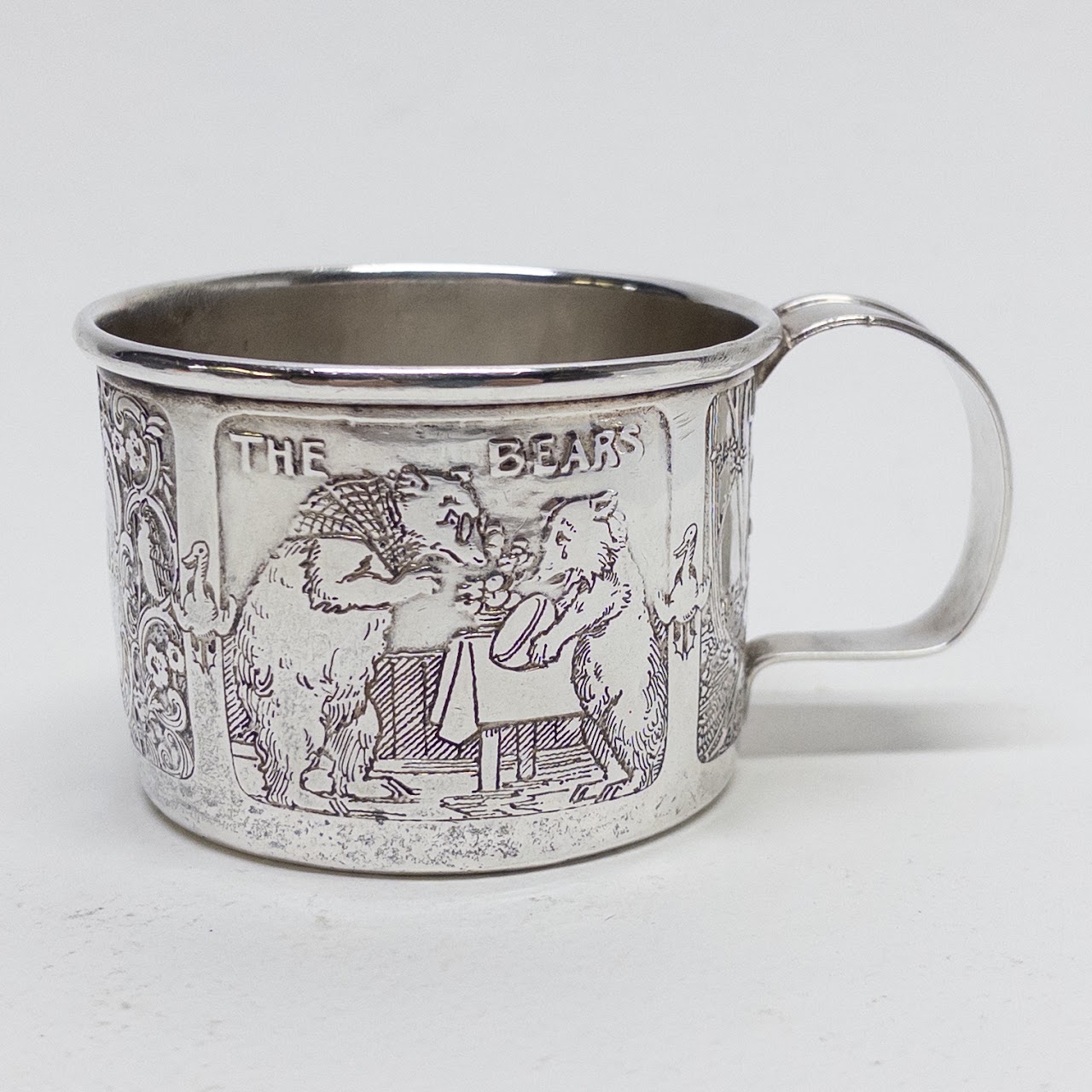 Kerr Sterling Silver Decorative Baby Cup