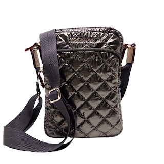 MZ Wallace Metallic Quilted Crossbody Bag