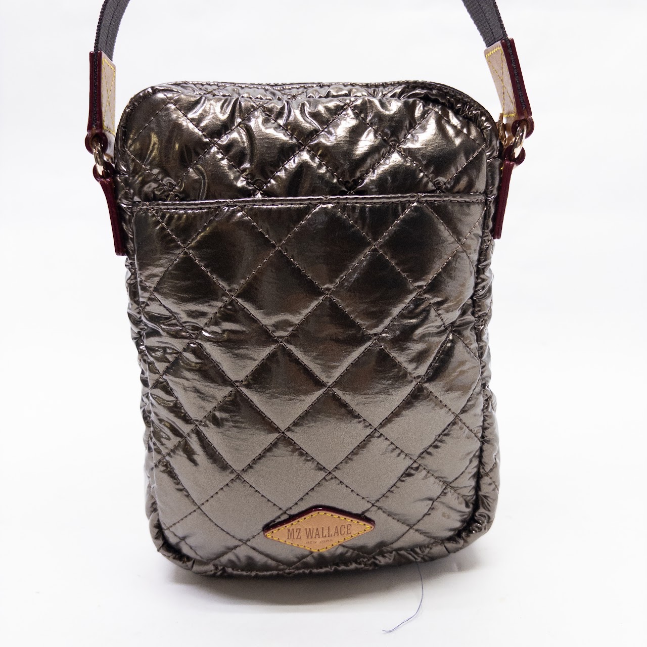 MZ Wallace Metallic Quilted Crossbody Bag