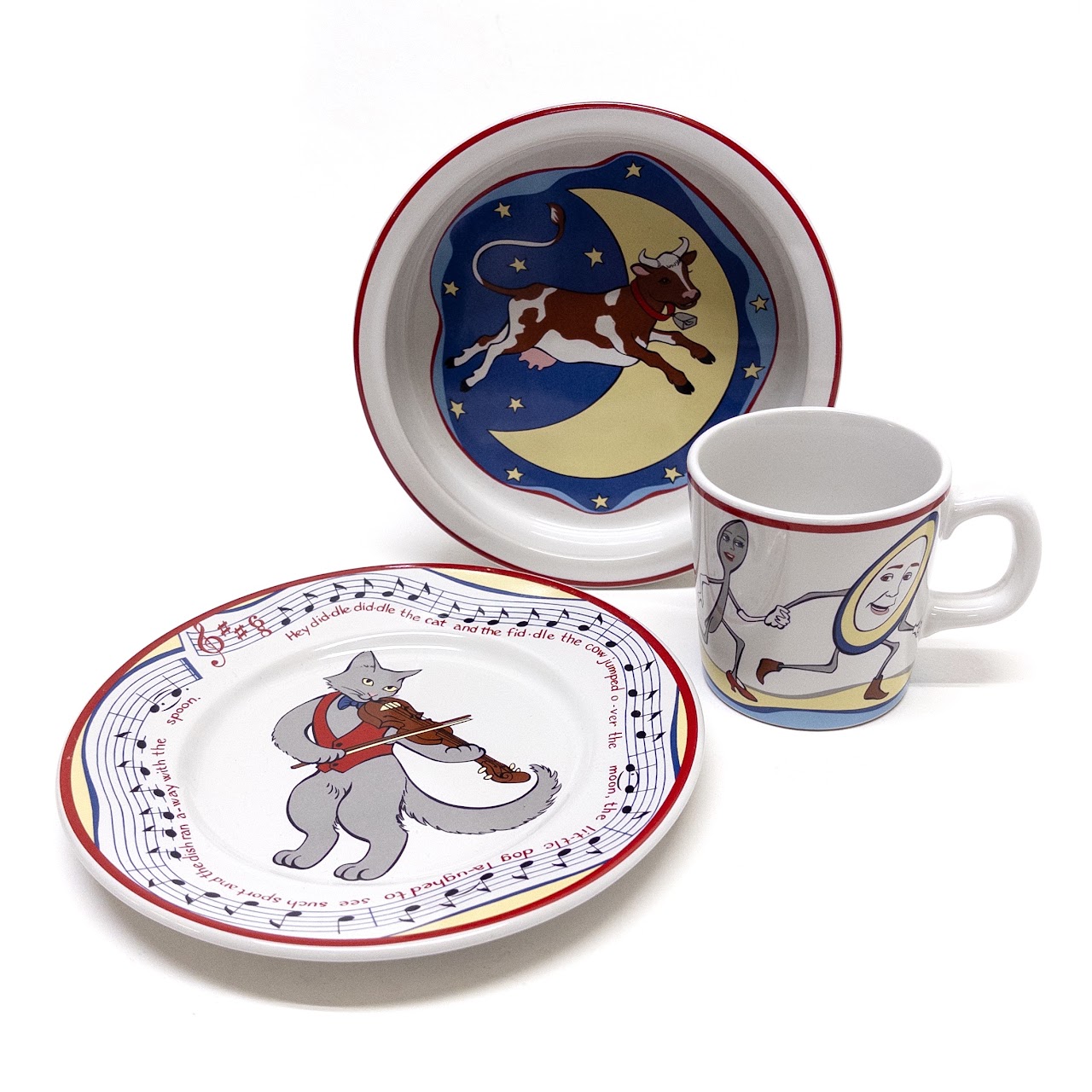 Tiffany & Co. 'Hey Did-dle Did-dle' Children's Place Setting