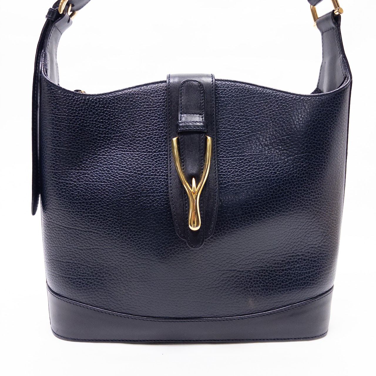 Suarez NYC Textured Leather Shoulder Bag