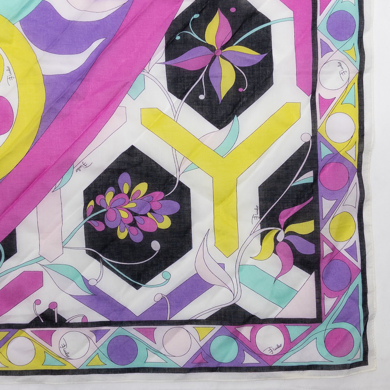 Emilio Pucci Small Cotton Scarf