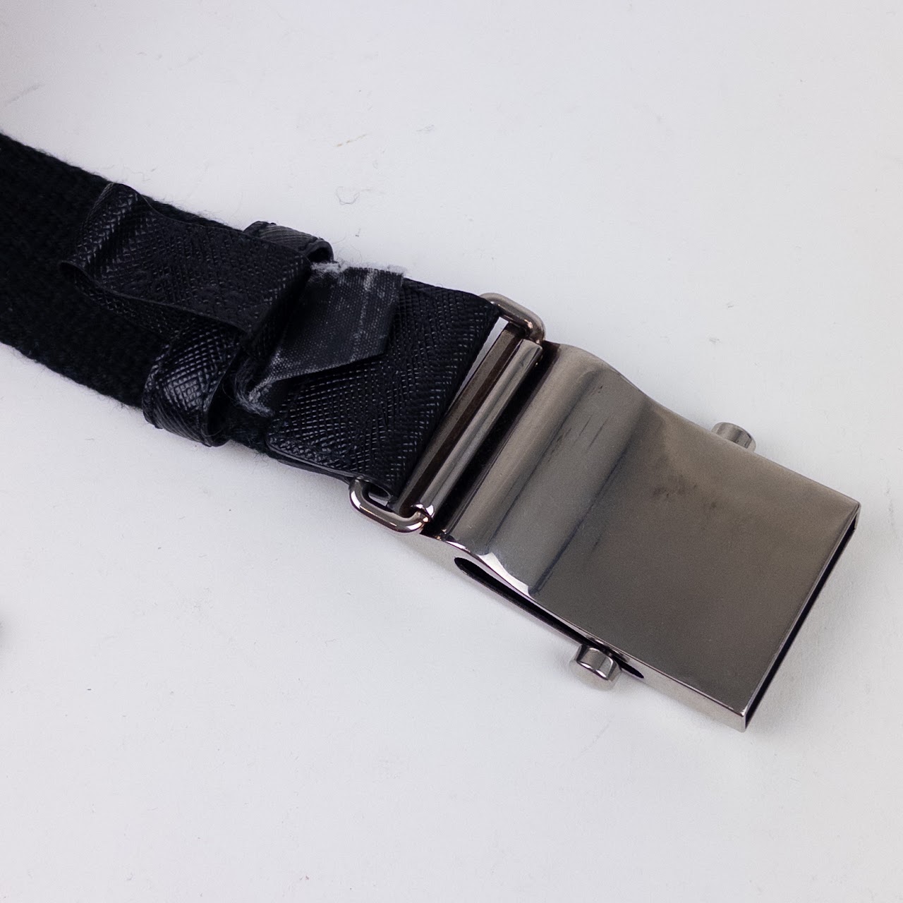 Prada Wool Blend Slide Belt