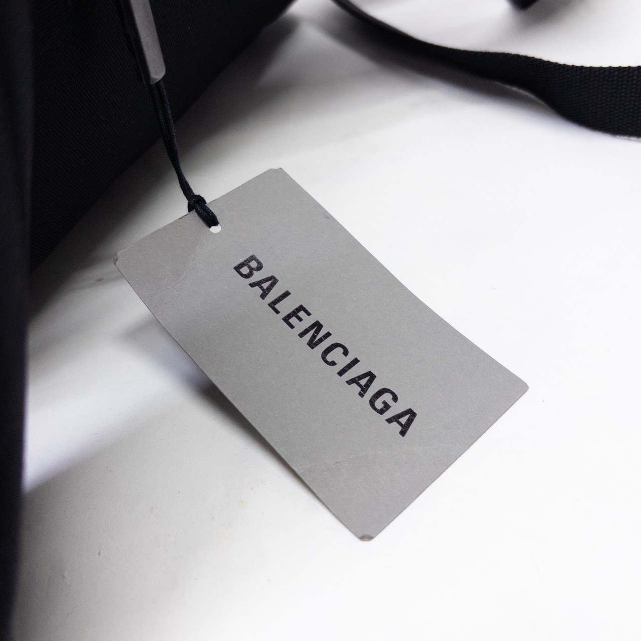 Balenciaga Black Nylon 'You Are The World' Backpack