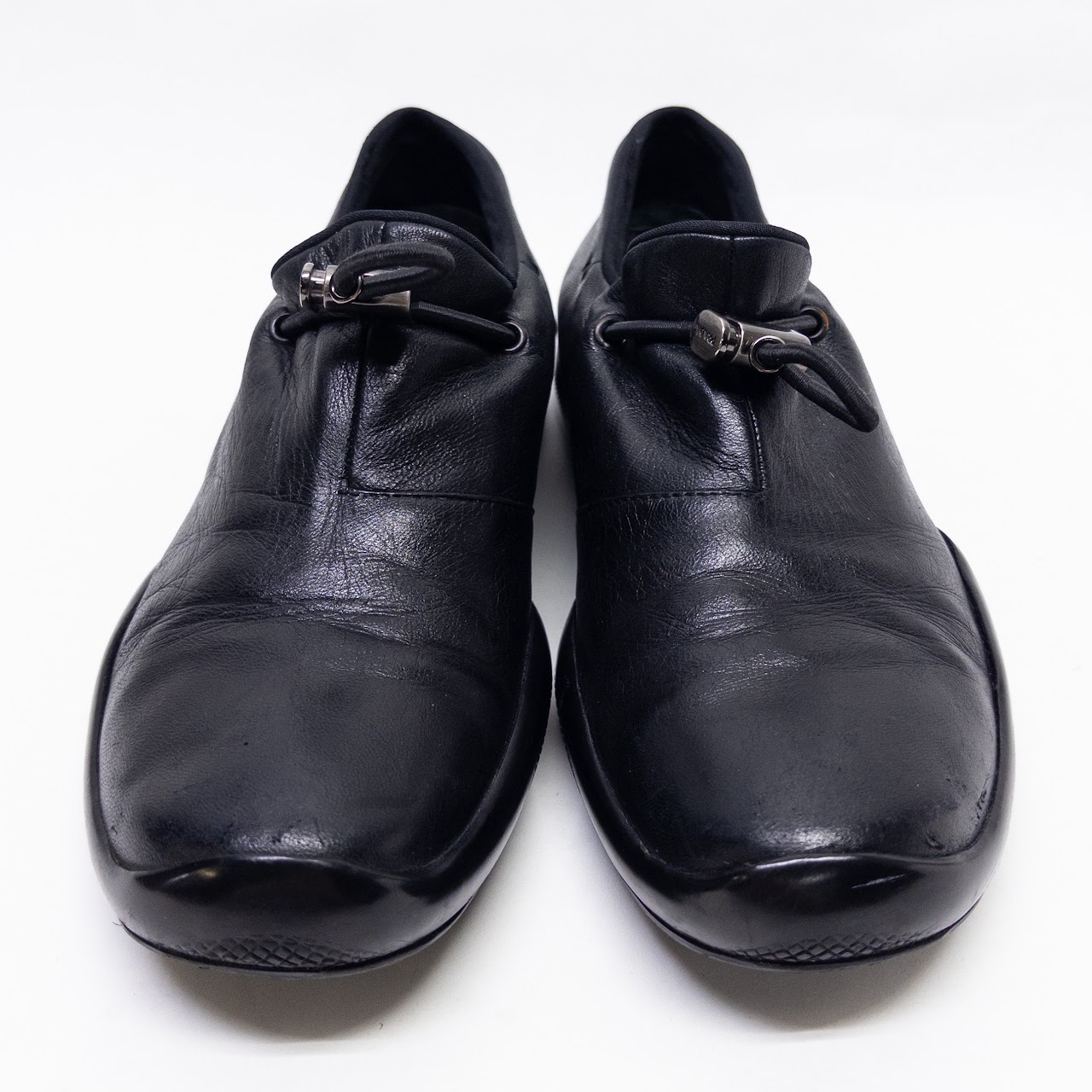 Prada Vintage Calzature Donna Leather Oxfords