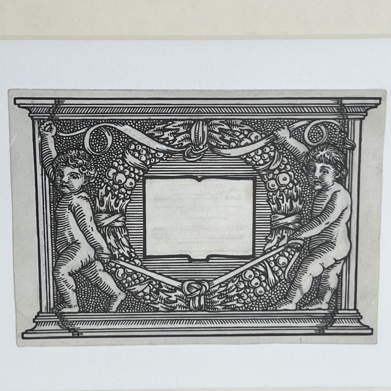 Early 20th C. Bookplate and Printer's Ornament, Likely Louise Ames Norman