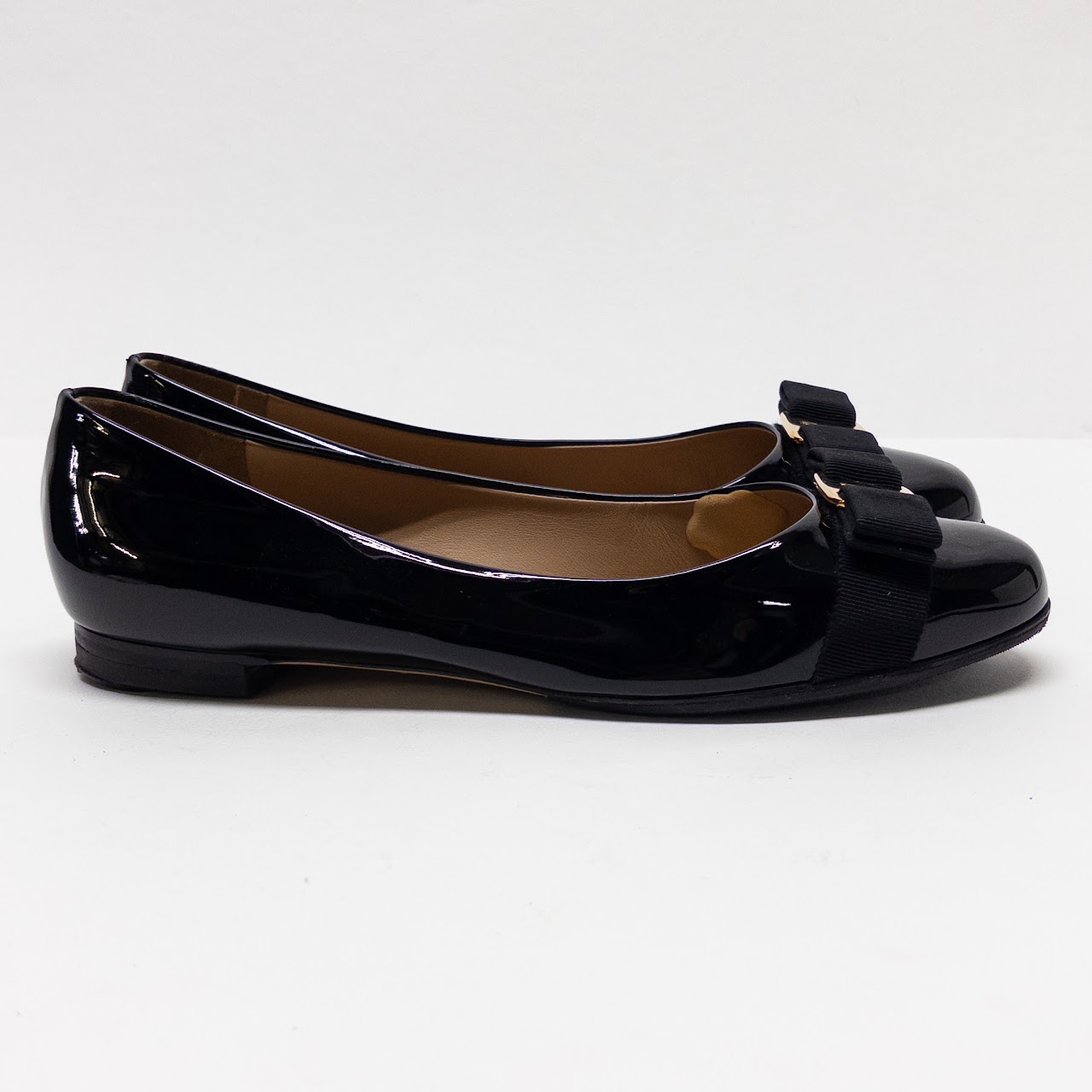 Salvatore Ferragamo Varina Patent Leather Flats