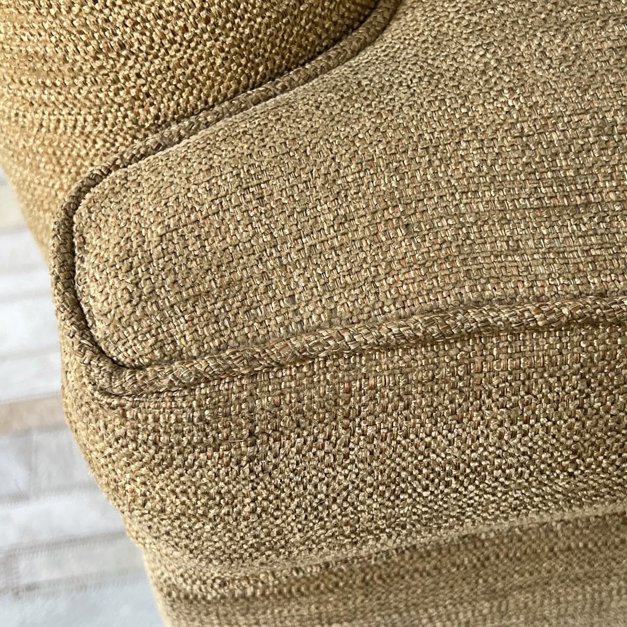 English Roll-Arm Tweed Armchair #2