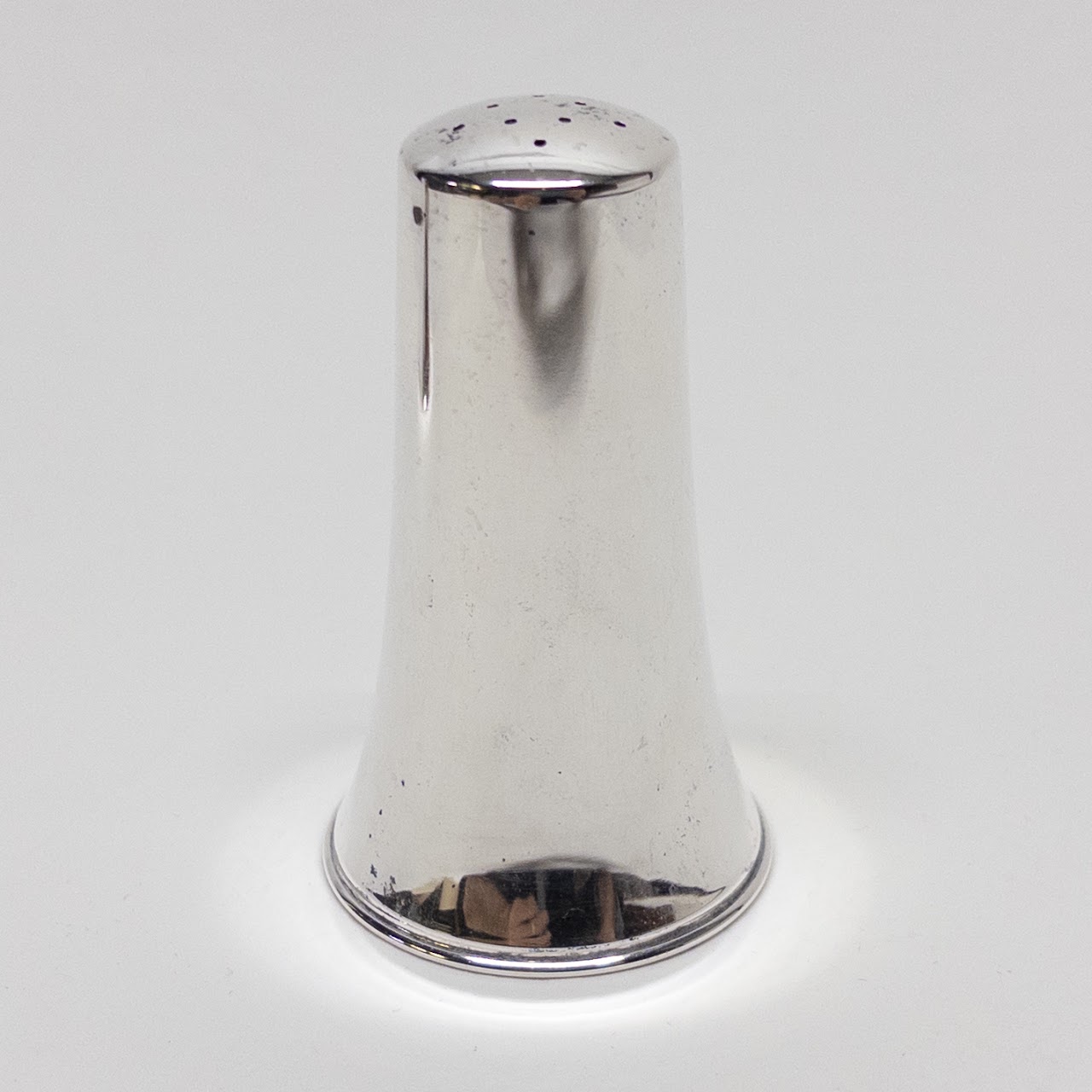 Sterling Silver Modernist Salt and Pepper Shakers