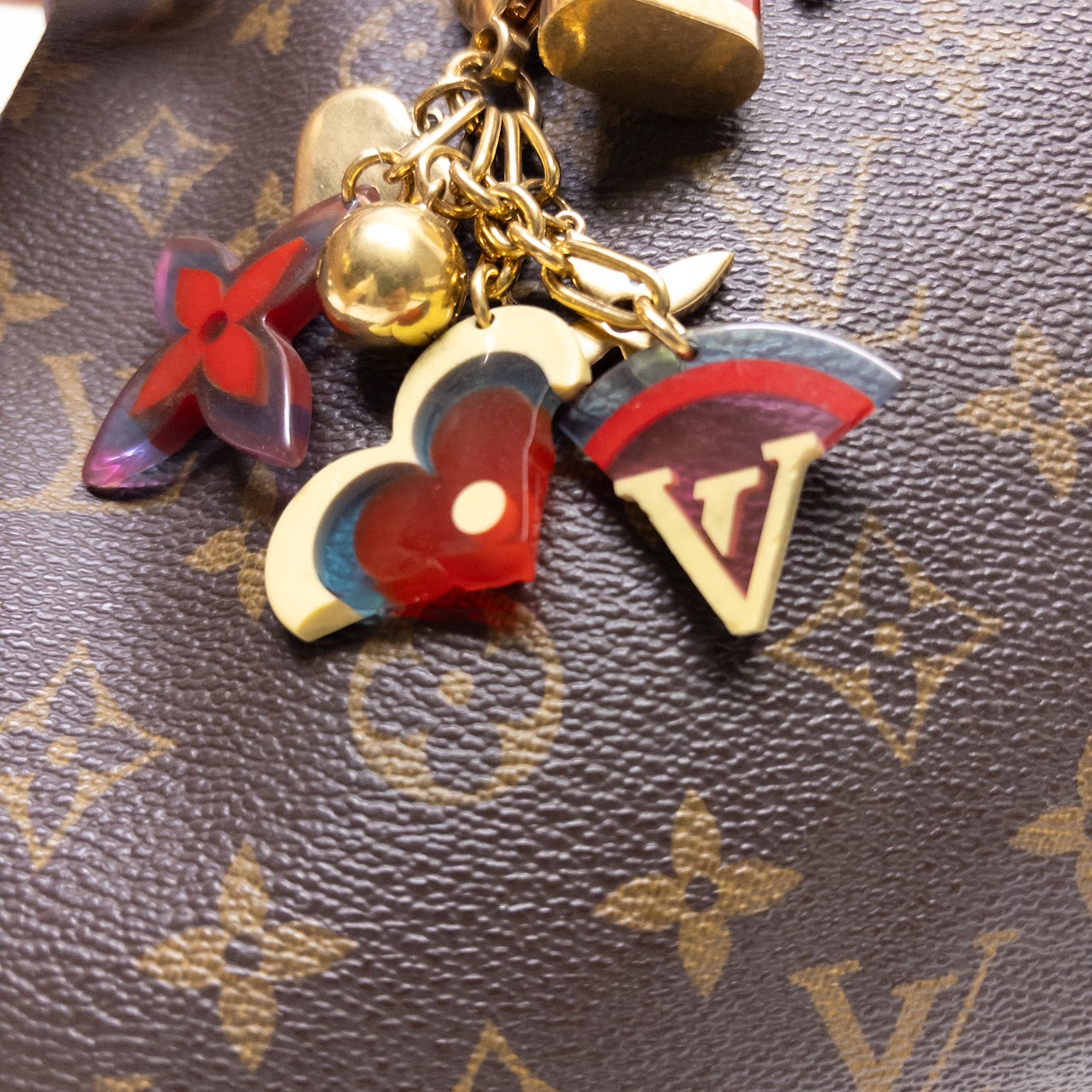 Louis Vuitton Batignolles Monogram Tote Bag with Charms