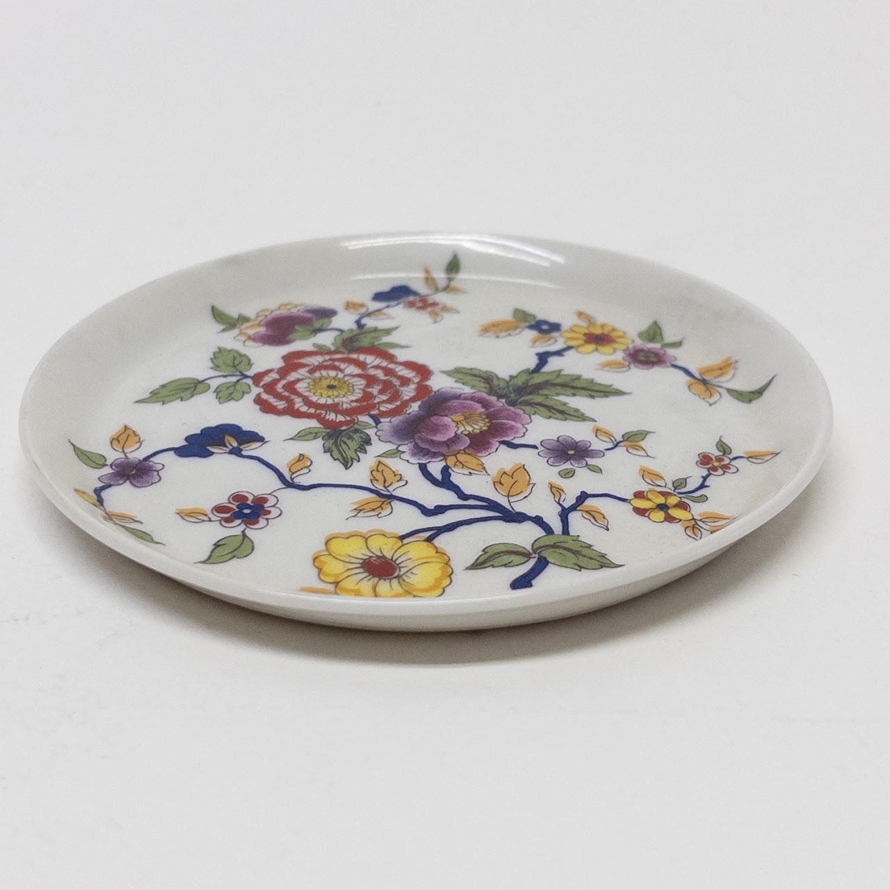 Limoges France Set of Four Floral Coasters