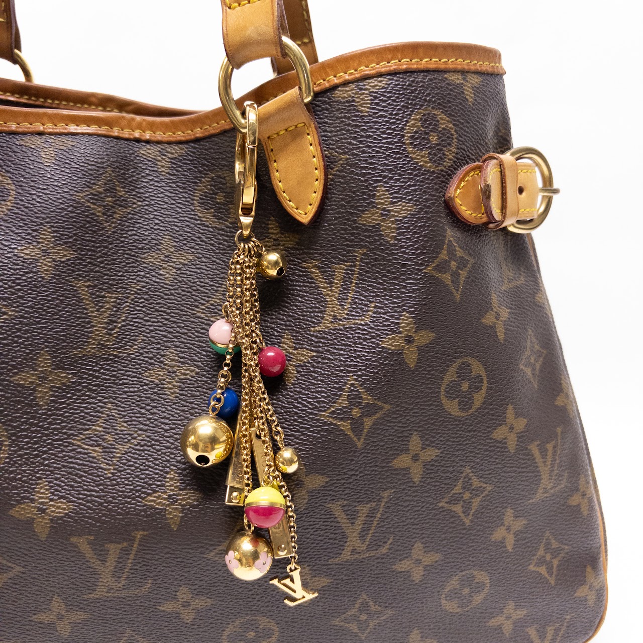 Louis Vuitton Batignolles Monogram Tote Bag with Charms