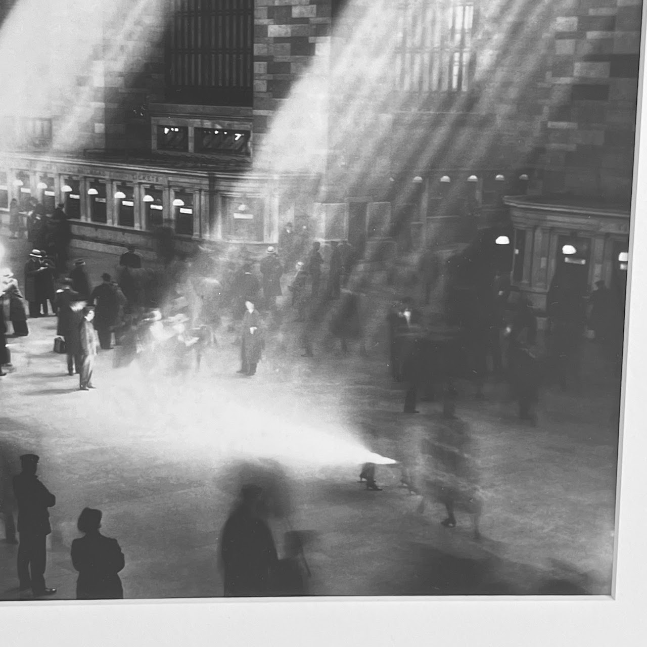 1930s Grand Central Terminal Sunbeams Silver Gelatin Photograph