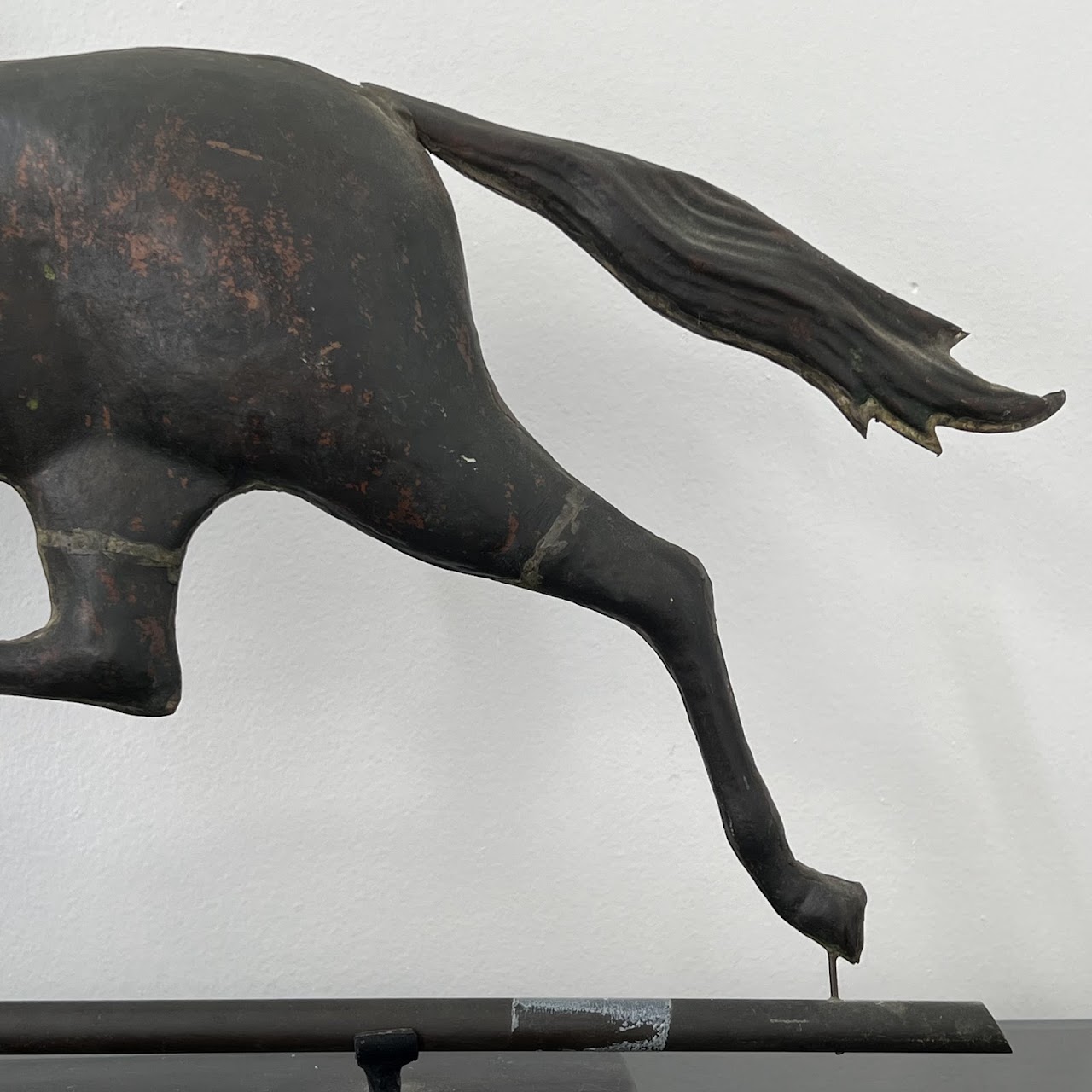 Metal Horse Weathervane Topper