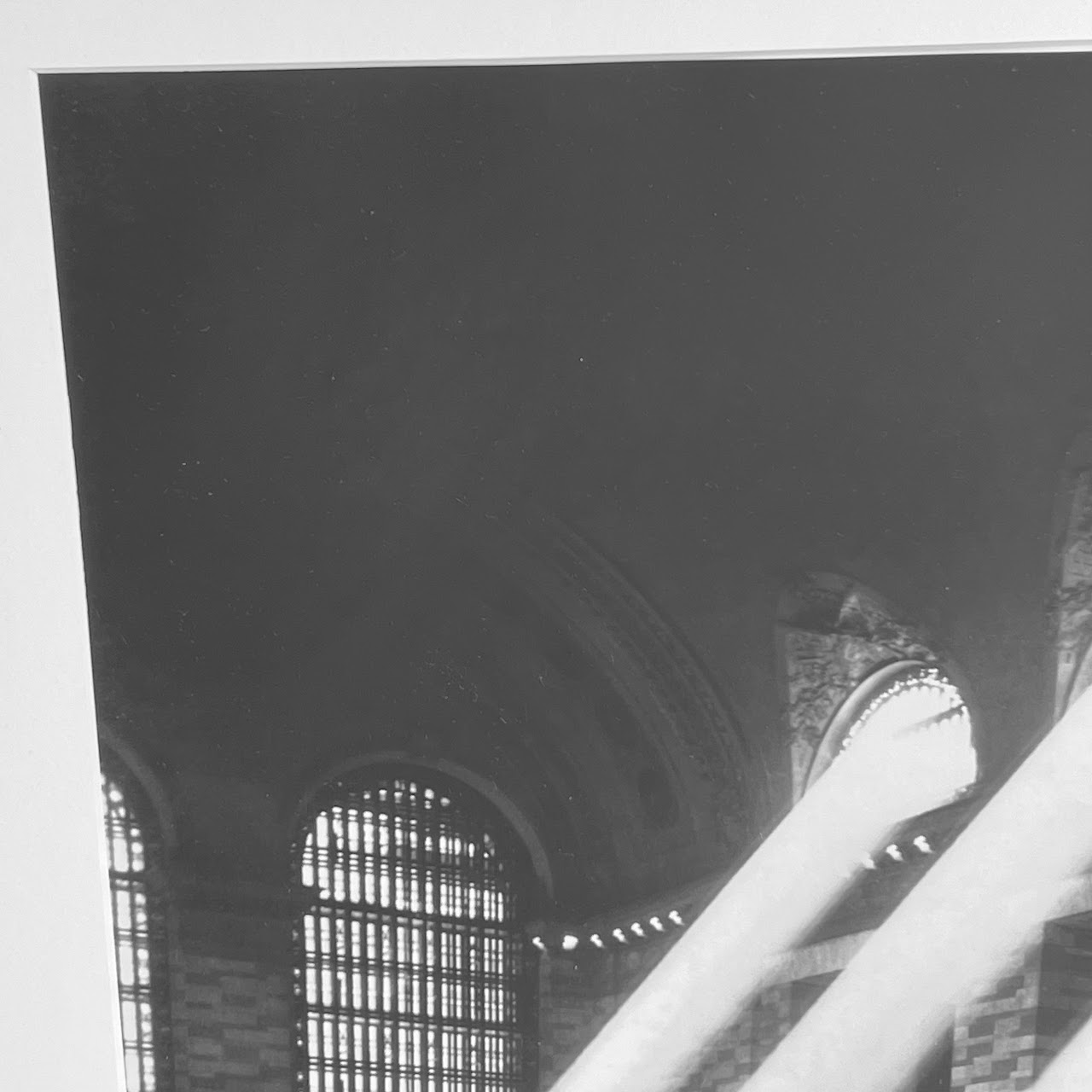 1930s Grand Central Terminal Sunbeams Silver Gelatin Photograph