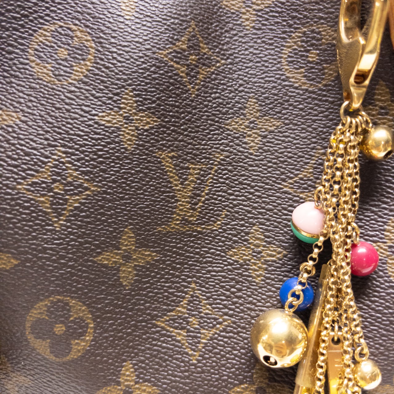 Louis Vuitton Batignolles Monogram Tote Bag with Charms