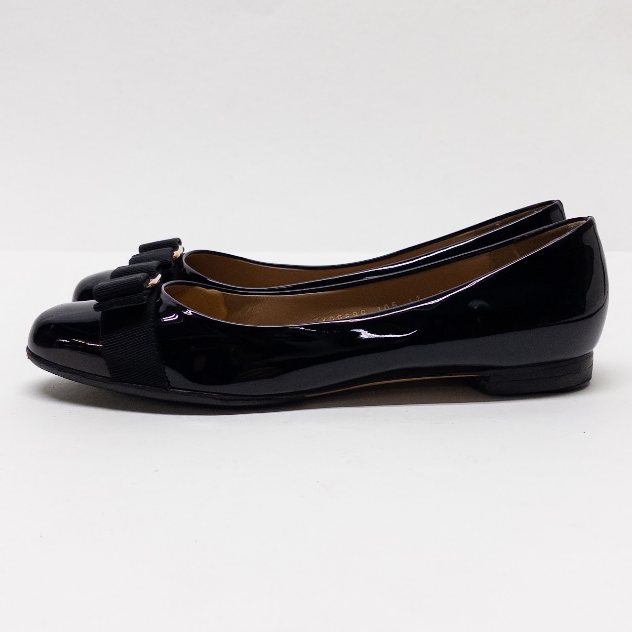 Salvatore Ferragamo Varina Patent Leather Flats