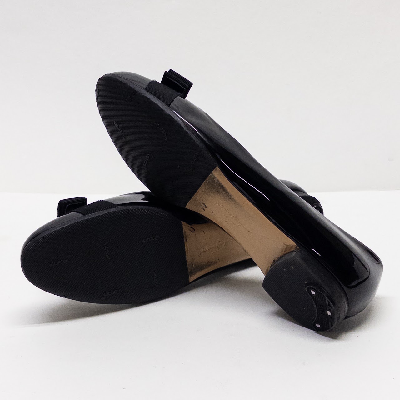 Salvatore Ferragamo Varina Patent Leather Flats