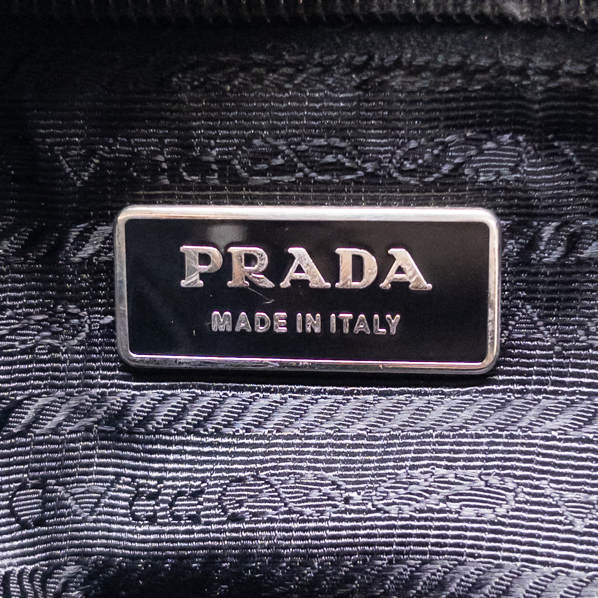 Prada Tessuto Nylon Double Pocket Crossbody Large Messenger Bag